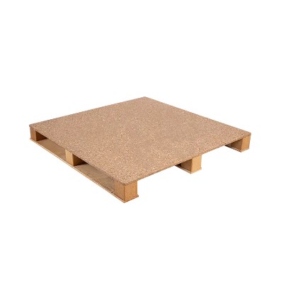 企業は、フラットチュアン型の一体成型木製パレットを選択することで、倉庫保管と輸送の効率をどのように向上させることができますか?